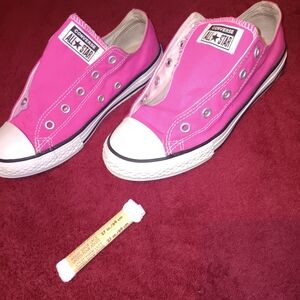 Converse Pink Slip-On Sneakers